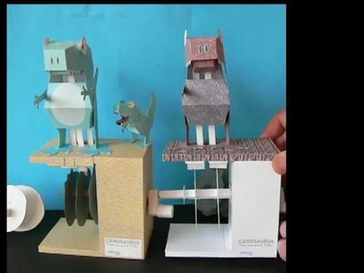 Cam Driver T.Rex, a paper model
