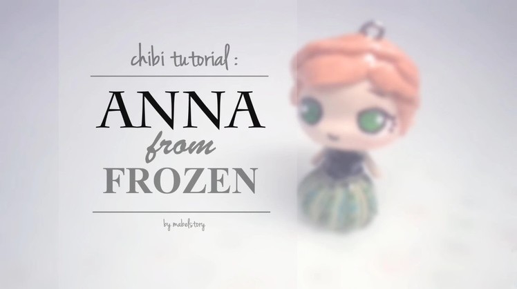 Chibi Tutorial : Anna in Coronation Gown (inspired by the movie Frozen)