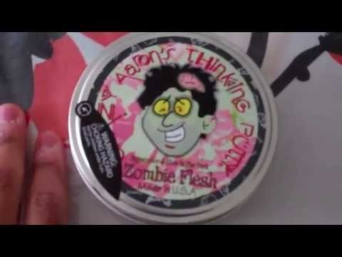 Crazy Aaron's Thinking Putty: ZOMBIE FLESH Review (1st Youtube review on it here!)