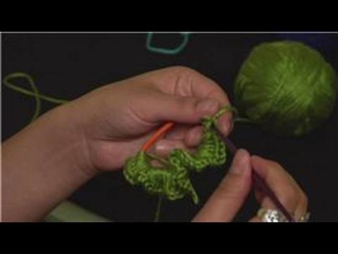 Crochet a Crinkle Scrunchie : Crocheted Scrunchie Crinkling