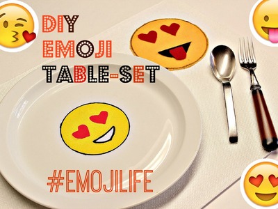 DIY EMOJI TABLE-SET