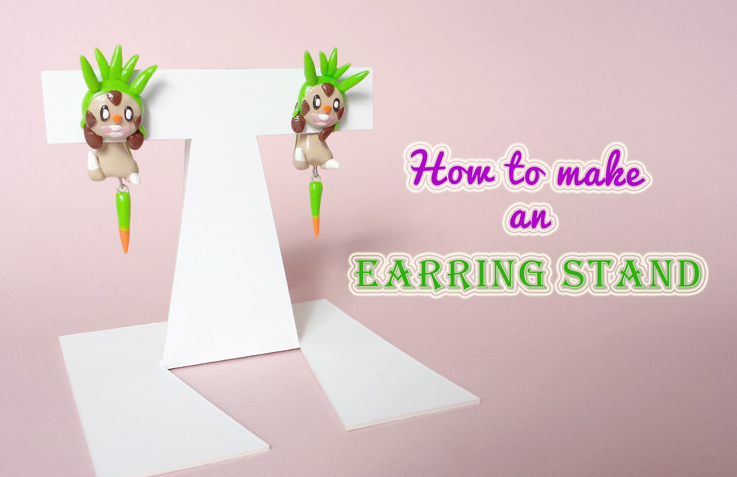 DIY: How to make an Earring Stand