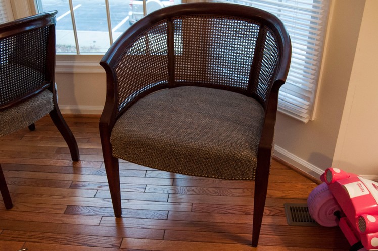 DIY: How To Refinish & Reupholster A Chair- Cane Chair Pt. 1