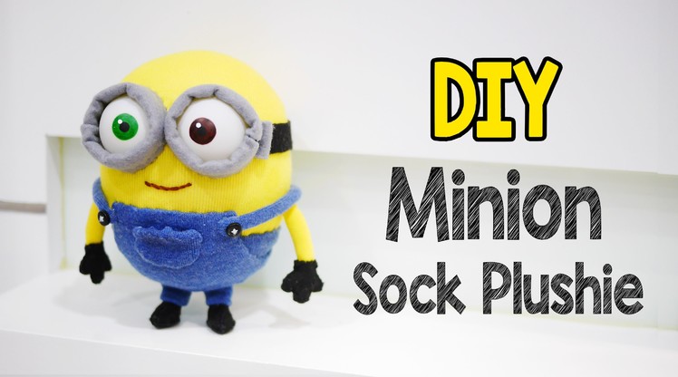 DIY Minion Bob Sock Plushie (Free Pattern)