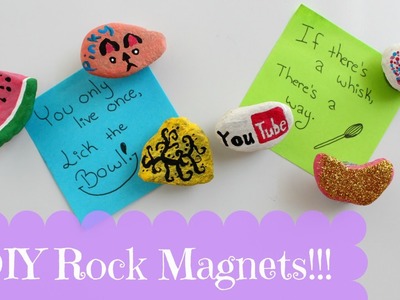 DIY rock magnets