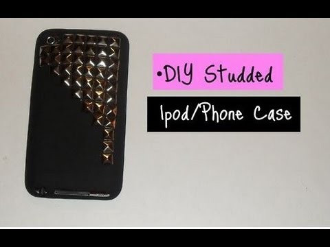 DIY | Studded Ipod.Cell Phone Case