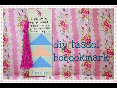 DIY Tassel Bookmark
