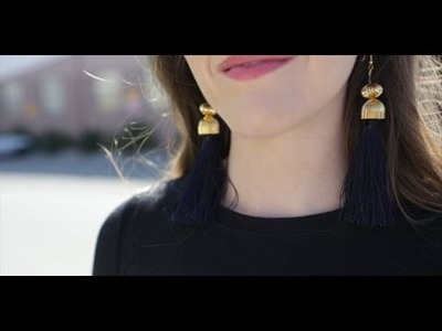 DIY Tassel Earrings | DIY Fashion