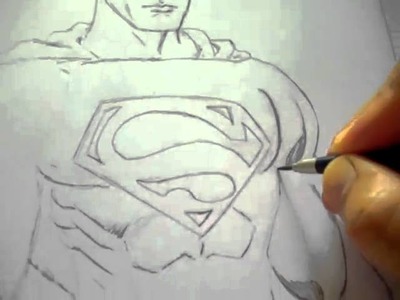 Drawing Superman