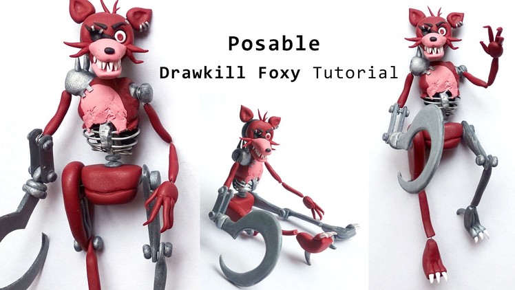 Drawkill Foxy Posable Figure Polymer Clay Tutorial