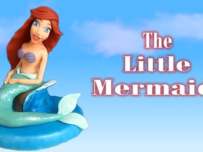 Fondant The little Mermaid Cake Topper - La Sirenetta in pasta di zucchero