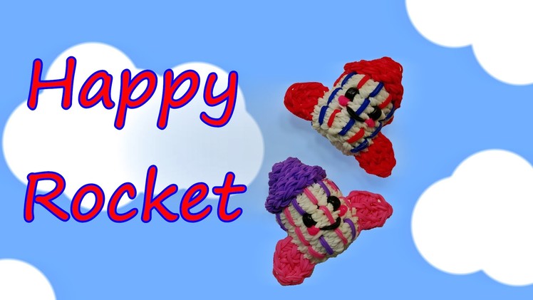 Happy Rocket Tutorial by feelinspiffy (Rainbow Loom)
