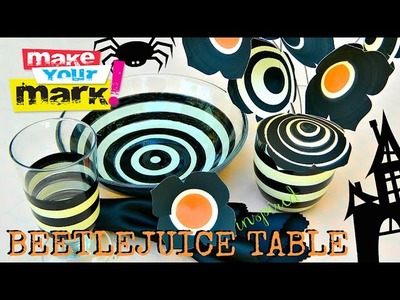 How to: Halloween Beetlejuice Dinner Table
