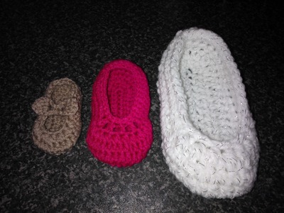 How to increase sizes for my easy crochet Mary Jane Ballerina slippers part 2