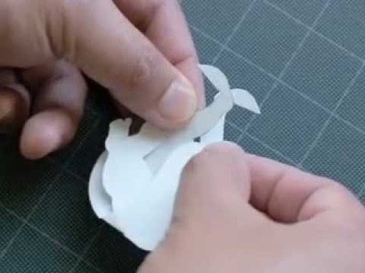 How to make a Kirigami Stork and Baby Pop-up Card