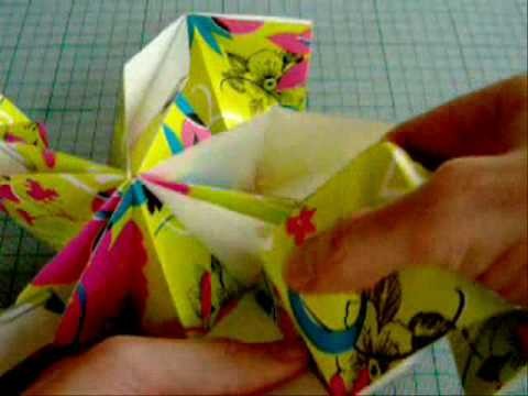 How to make a Paper Christmas Star aka Origami Spiked Pentakis Dodecahedron or SPD