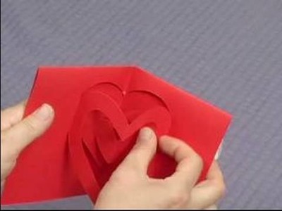 How to Make Pop-Up Cards & Envelopes : How to Make a Pop-Up Heart Card: Part 2