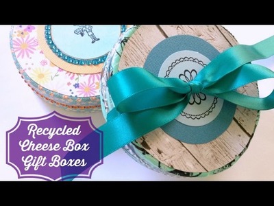 How to Make Recycled Cheese Box Gift Boxes