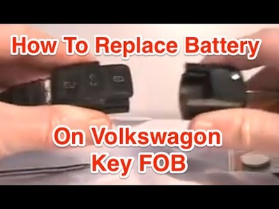 How To Replace Key FOB Battery On VW Jetta