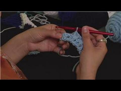 Knitting the Rib Stitch Crochet : Finishing Row 2: Rib Stitch Crochet