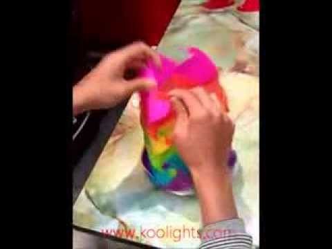 Koolights: How to assemble 45 elements Rainbow Lamp