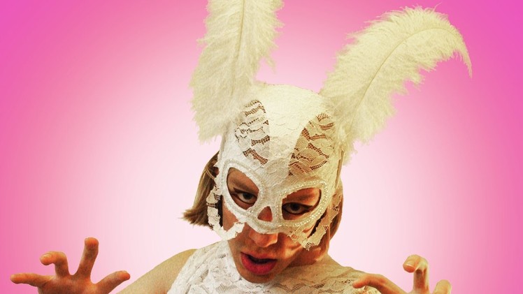 Lady Gaga Ostrich Feather Paparazzi Mask – Sire Sasa tutorial 28