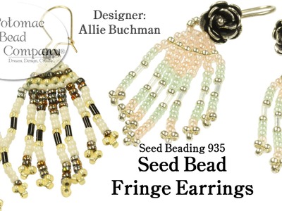 Make Seed Bead Fringe Earrings
