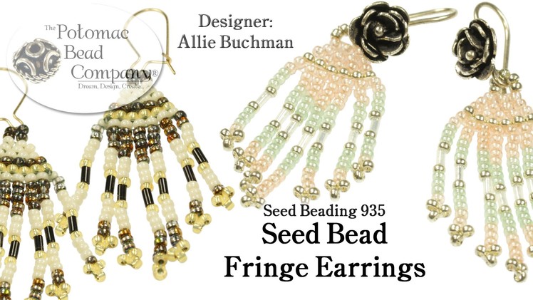 Make Seed Bead Fringe Earrings