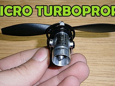 Micro Turboprop Engine Prototype Test