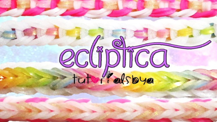 NEW REVERSIBLE Ecliptica Rainbow Loom Bracelet Tutorial | How To