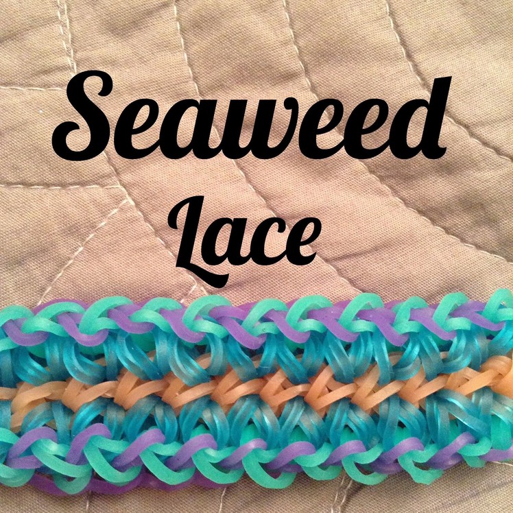 NEW Seaweed Lace Bracelet (rainbow loom)