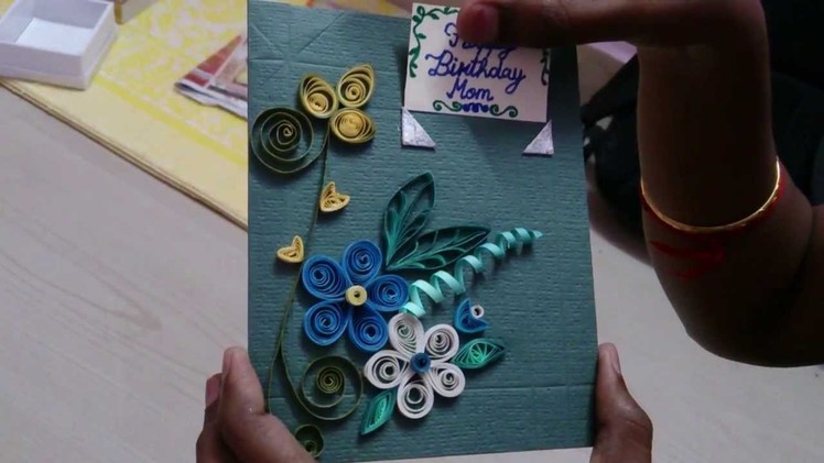 Quilled Greeting card - customized video cards delivered to your loved ones