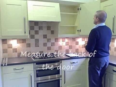 Replacement Kitchen Doors - How to measure and fit kitchen doors and drawer fronts