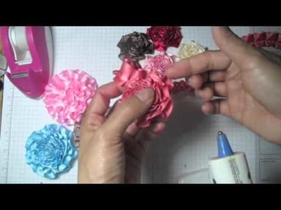 Ribbon trim flower tutorial