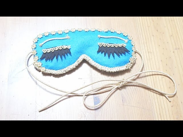 Sewing + DIY Breakfast at Tiffany's inspired Sleep Eye Mask