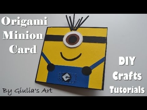Simple Minion Card - Despicable Me Ideas - DIY Crafts Tutorials - Giulia's Art