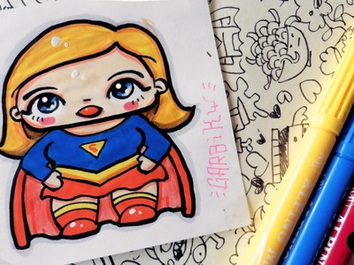 SuperGirl - How To Draw Chibi and Kawaii Characters by Garbi KW