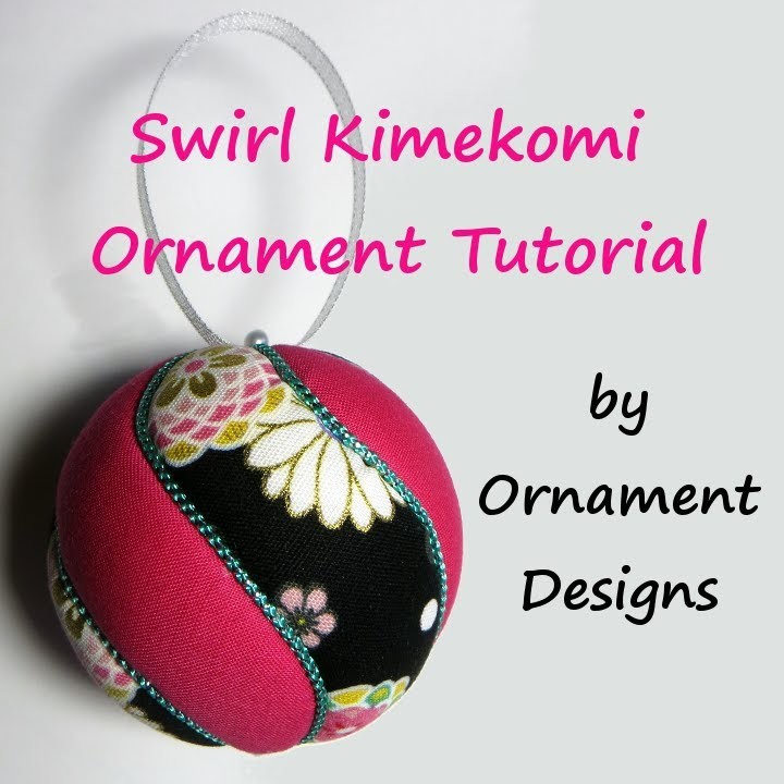 Swirl Kimekomi Ornament Tutorial