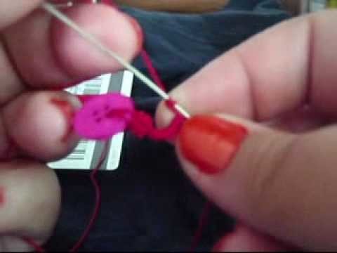 Tatting with Buttons (needle and shuttle)