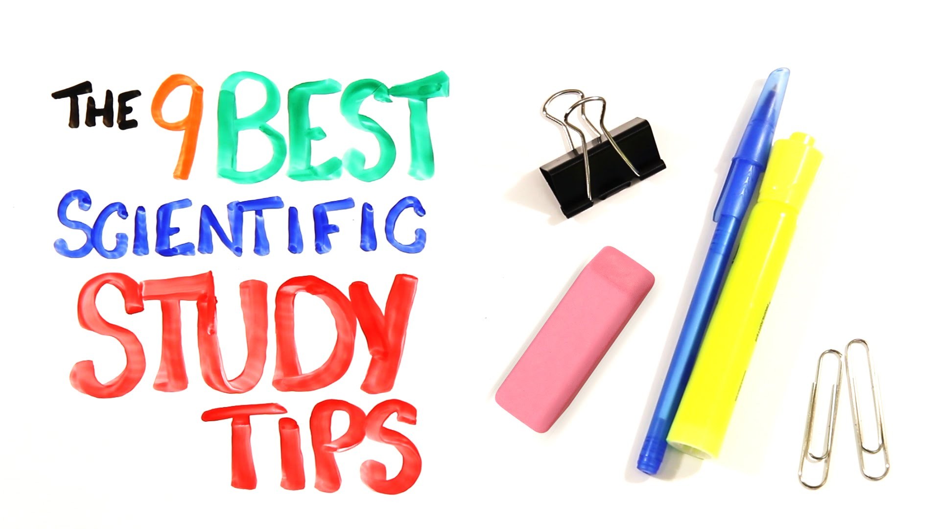 The 9 BEST Scientific Study Tips