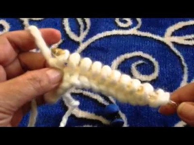 Tunisian Crochet Simple Stitch in Bahasa Indonesia