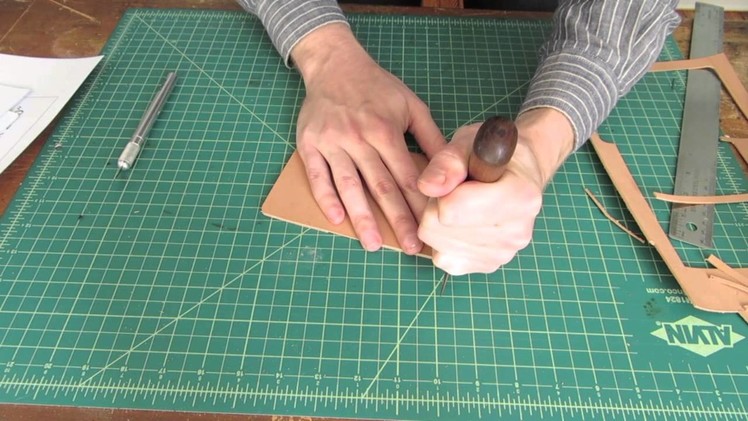 Tutorial: Making a Simple Leather Card Holder