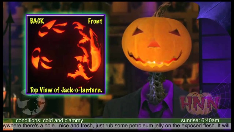 Back-O-Lantern: Carving The Back of Your Pumpkin to Create Projections!