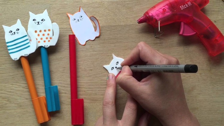 Back to School Pencil Toppers - Craft Foam Cats