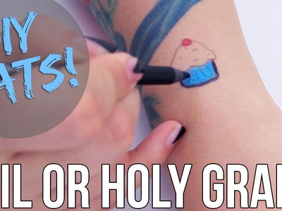 Beauty Hacks: Fail or Holy Grail? ♥ DIY Tattoos | Ellko