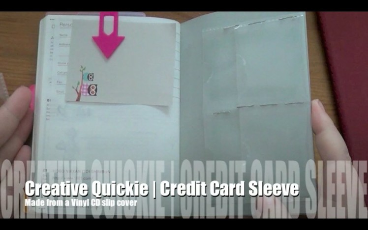 Creative Quickie | Easy DIY Credit Card Holder