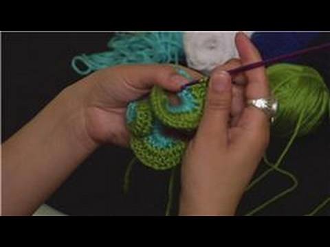 Crochet a Crinkle Scrunchie : Crocheted Crinkle Scrunchie Pattern