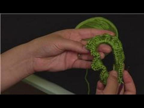 Crochet a Crinkle Scrunchie : Crocheted Crinkle Scrunchie Finishing