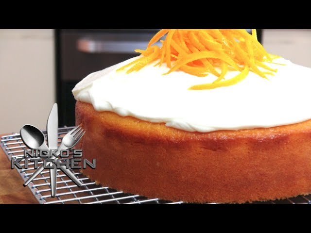 Custard Orange Cake - Video Recipe