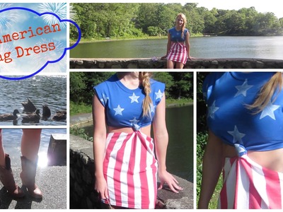 DIY American Flag Dress or Beach Cover Up!